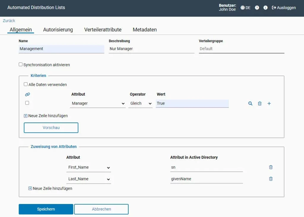 Daten automatisch synchronisieren