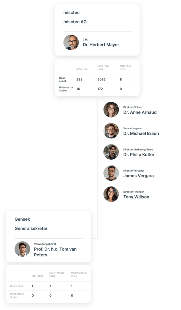 Ingentis Software Organigramme